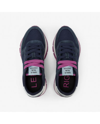 SNEAKERS SUN68 DONNA SHOE ALLY SOLID NAVY BLUE Z45201 07
