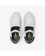 SNEAKERS SUN68 DONNA SHOE GRACE LEATHER BIANCO/ARGENTO Z45229 0144