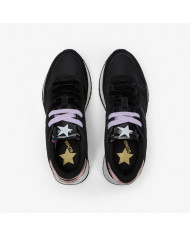 SNEAKERS SUN68 DONNA SHOE STARGIRL GLITTER LOGO NERO Z45217 11