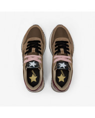 SNEAKERS SUN68 DONNA SHOE STARGIRL GLITTER LOGO MARRONE Z45217 087 08