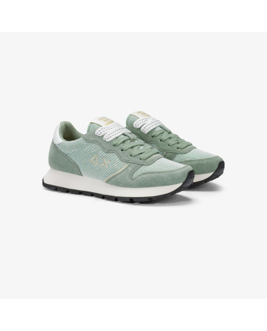 SNEAKERS ALLY GLITTER TEXTILE VERDE SALVIA Z36203 84