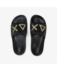 CIABATTE SUN68 DONNA FOOTWEAR ADULT SLIPPERS LOGO STRASS SLIPPERS NERO X35205 11