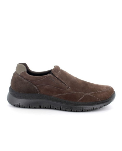 SLIP-ON ENVAL SOFT UOMO IN PELLE CAFFE' 6722411