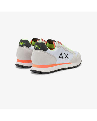SNEAKERS SUN68 UOMO TOM FLUO BIANCO Z36102 73