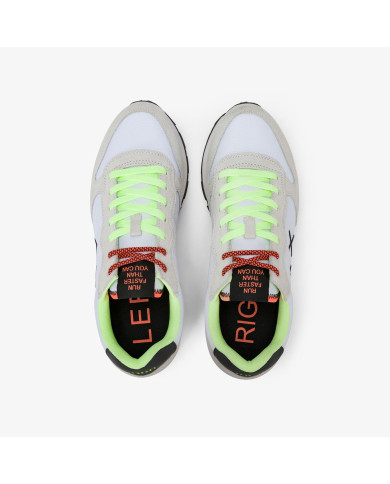 SNEAKERS SUN68 UOMO TOM FLUO BIANCO Z36102 73