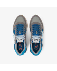 SNEAKERS SUN68 UOMO JAKI 2.0 BICOLOR GRIGIO CHIARO/ROYAL Z36116 0658