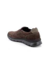 SLIP-ON ENVAL SOFT UOMO IN PELLE CAFFE' 6722411