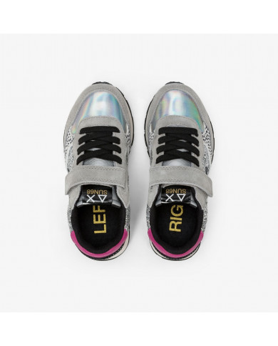 SNEAKERS SUN68 SHOE GIRL'S ALLY GLITTER (KID) ARGENTO TG: 30-34 Z45412K 44
