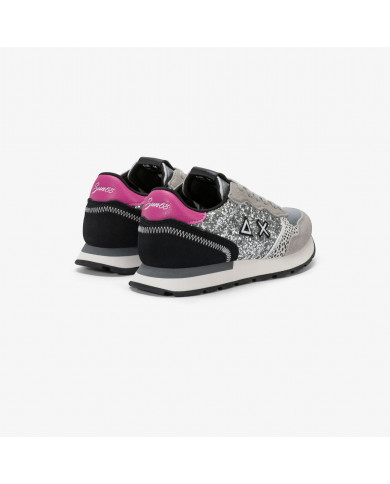 SNEAKERS SUN68 SHOE GIRL'S ALLY GLITTER (TEEN) ARGENTO TG:35-39 Z45412T 44