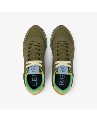 SUN68 FOOTWEAR ADULT TOM MULTICOLOR RUNNING SHOE MILITARE Z35108 19