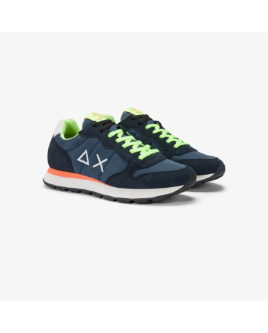 SNEAKERS UOMO SUN68 FOOTWEAR ADULT TOM FLUO RUNNING SHOE  NAVY BLUE Z35102 07