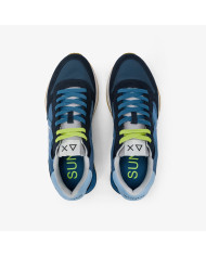 SNEAKERS UOMO SUN68 FOOTWEAR ADULT JAKI 2.0 BICOLOR RUNNING SHOE NAVY BLUE/AVIO SCURO Z35112 0780