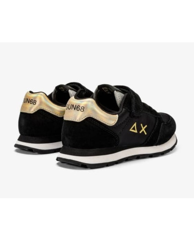 SNEAKERS SUN68 KIDS GIRL'S ALLY SOLID BLACK Z43402K 11/B TG:33-34