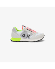 SNEAKERS SUN68 BAMBINO BOY'S JAKI FLUO (TEEN) Z36317T 01 BIANCO 