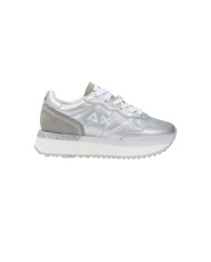 SNEAKERS SUN68 DONNA BIG ALLY LEATHER ARGENTO Z35208 44