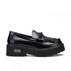 MOCASSINO CULT DONNA SLASH 3487 LOW W BR.LEATHER BLACK CLW348701