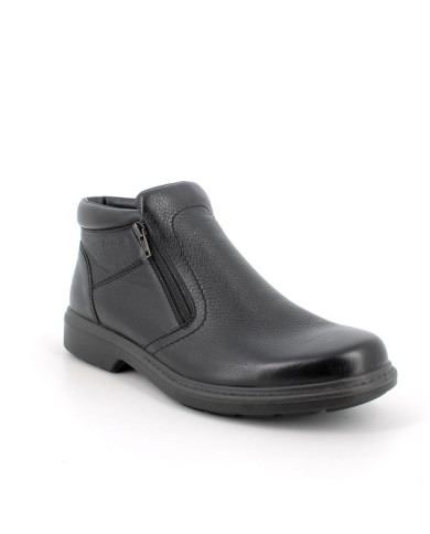 STIVALETTI ENVAL SOFT UOMO IN PELLE NERO ZIP 6704200