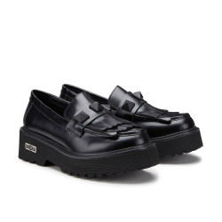 MOCASSINO CULT DONNA SLASH 3487 LOW W BR.LEATHER BLACK CLW348701