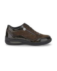 AURORA 25 VELOUR/S. PATENT FERN BROWN SYNTHETIC PATENT LEATHER/VELOU