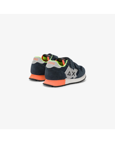 SNEAKERS SUN68 PRKIMI PASSI BAMBINO BOY'S JAKI FLUO (BABY) NAVY BLUE Z36317B 07