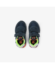 SNEAKERS SUN68 PRKIMI PASSI BAMBINO BOY'S JAKI FLUO (BABY) NAVY BLUE Z36317B 07