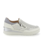 SNEAKERS STONEFLY DONNA CREAM 50 NAPPA LTH STEAM GRAY 220736 346