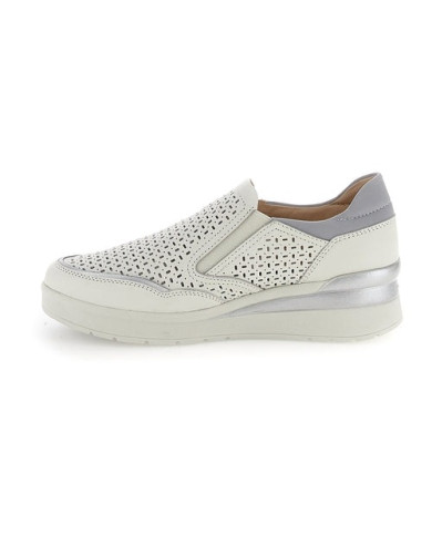 SNEAKERS STONEFLY DONNA CREAM 50 NAPPA LTH STEAM GRAY 220736 346