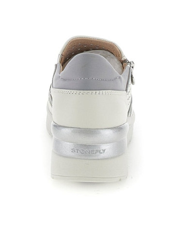 SNEAKERS STONEFLY DONNA CREAM 50 NAPPA LTH STEAM GRAY 220736 346