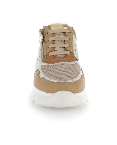 SNEAKERS STONEFLY DONNA SPOCK 40 ZIP NAP/TEX LASER BIRCH WHITE/PEBBLE LT BROWN 220905 AQ6