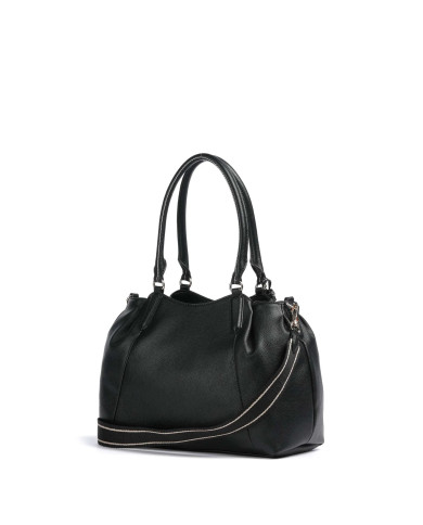 BORSA LIU JO LEATHER BAG BLACK 33X24X14CM AA6165 E1012 22222