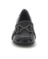 DECOLLETE' STONEFLY DONNA IRIS 10 NAP BLACK NAPPA LEATHER TACCO 4CM   223074 000