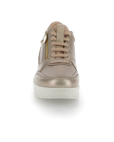 SNEAKERS STONEFLY CREAM 52 LAMINATED LTH SIMPLY TAUPE 220738 I89