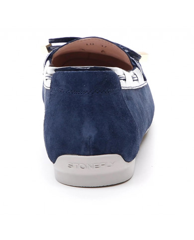 MOCASSINO DONNA STONEFLY CAPRI III 1 VELOUR OCEAN BLUE