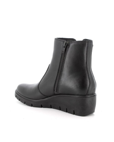 STIVALETTI ENVAL SOFT DONNA NERO ZIP LATERALE ZEPPA 5CM 6766400