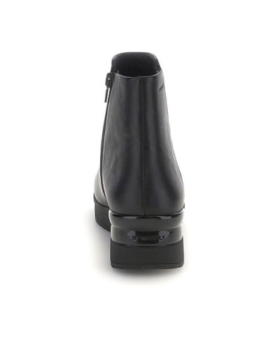 STIVALETTO STONEFLY DONNA CREAM 64 ZIP NAP BLACK NAPPA LEATHER 222968 000