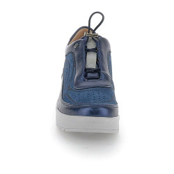 SNEAKERS STONEFLY DONNA CREAM 38 S. LAMINATED/VELOUR FLAG BLUE 221039 0M5