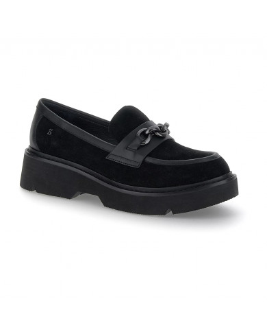 MOCASSINO STONEFLY DONNA TESSA 4 SUE BLACK VELOUR 221626 000