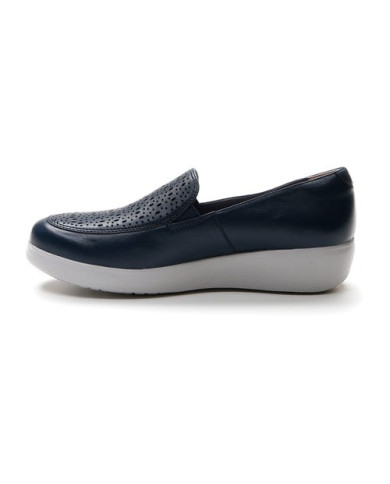 MOCASSINO STONEFLY DONNA PASEO IV 1 NAPPA LTH OCEAN BLUE 218962 144