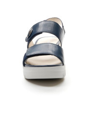 SANDALO CON ZEPPA STONEFLY AQUA III 12 NAPPA LTH/TEXTILE OCEAN BLUE 216158 144