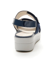 SANDALO CON ZEPPA STONEFLY AQUA III 12 NAPPA LTH/TEXTILE OCEAN BLUE 216158 144