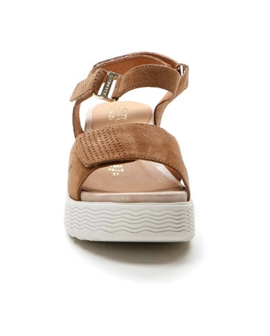 SANDALO CON ZEPPA STONEFLY PARKY 15 VELOUR TAN BROWN 219664 220