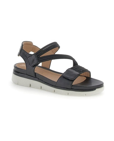 SANDALO STONEFLY DONNA ELODY 23 ELASTIC/NAPPA LTH BLACK 220832 000