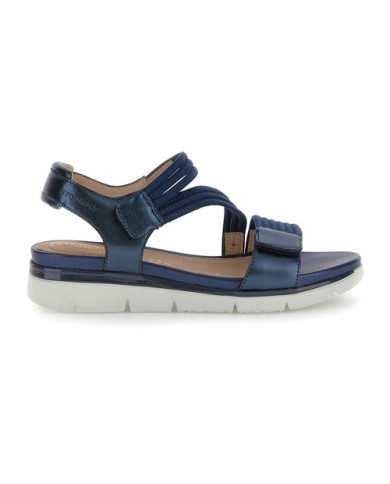 SANDALO STONEFLY DONNA ELODY 23 ELASTIC/LAMINATED LTH LIMO BLUE 220831 100