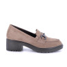 MOCASSINI IGI&CO DONNA IN PELLE FANGO CON TACCO 4,5CM 6651366