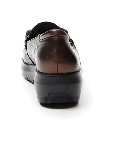 MOCASSINO STONEFLY DONNA PLUME 13 LAMINATED LTH 218215 410 PLUME 13 LAMINATED LTH LAMINATED LEATHER