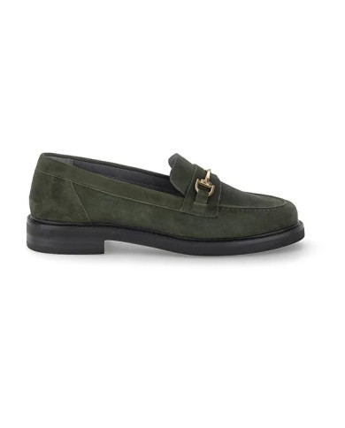 MOCASSINO STONEFLY DONNA CELINE 5 GOAT SUEDE GREEN RESIN GOAT SUEDE 221598 26O