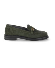 MOCASSINO STONEFLY DONNA CELINE 5 GOAT SUEDE GREEN RESIN GOAT SUEDE 221598 26O