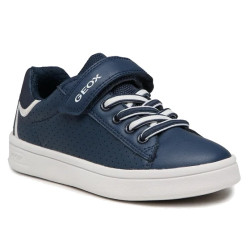 SNEAKERS GEOX BAMBINO DJROCK  NAVY/WHITE J355VA 054FU C4211 TG:36,37,38,39