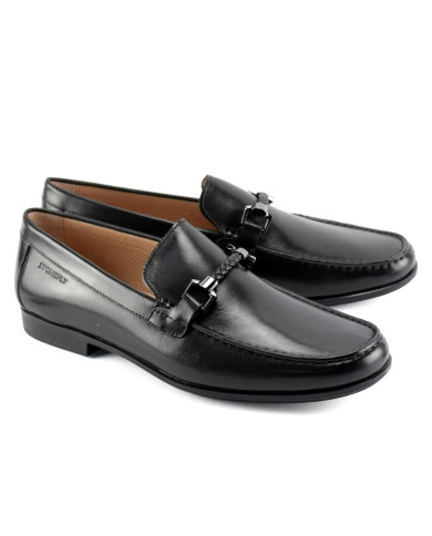 MOCASSINO STONEFLY UOMO SUMMER II 8 CALF LTH BLACK 110600 000