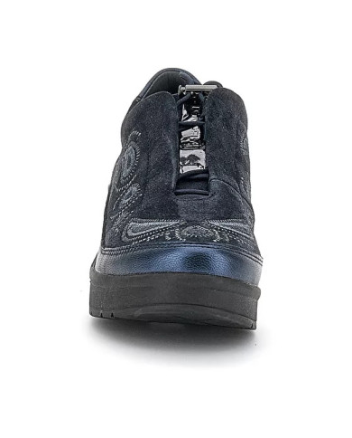 SNEAKERS STONEFLY DONNA CREAM 21 VELOUR/LAMINATED LTH BLUEBERRY 219983 1D8